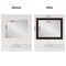 Amanti Art Mirror Makeover Bathroom Mirror Frame Border Kit - Fully Assembled Peel and Stick Frame - Mirror NOT Included - Trio Trim